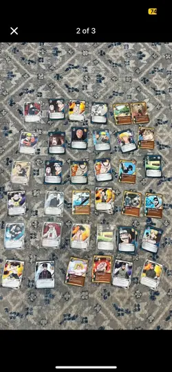 Naruto CCG Card Lot - Naruto Uzumaki, Sakura Haruno, Gaara - English Regular - Image 2