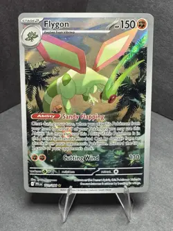 Pokemon TCG Flygon 101/094 Illustration Rare Holo Card ME02: Phantasmal Flames - Image 1