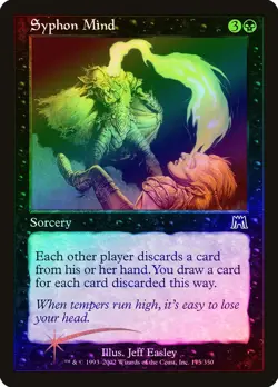 Syphon Mind FOIL Onslaught PLD Black Common MAGIC THE GATHERING CARD ABUGames - Image 1
