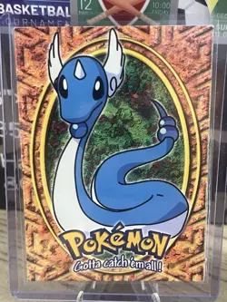Pokemon #148 Dragonair Topps Trading Cards Stage 2 #E11 Of 12 1995 Nintendo Card - Image 1