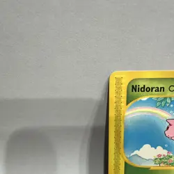 Pokemon Nidoran M 096/147 Aquapolis Common Regular Basic 50 HP English TCG - Image 3
