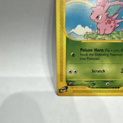 Pokemon Nidoran M 096/147 Aquapolis Common Regular Basic 50 HP English TCG - Image 5