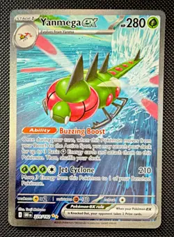 Pokemon Yanmega EX 228/182 Destined Rivals Illustration Rare Holo 280HP English - Image 1