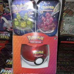 Pokemon TCG: Paldean Fates Mini Tins With Pokeball Sam’s Club -Sealed Art Varies - Image 1