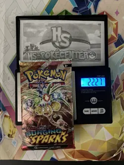 HEAVY! 22.27g Surging Sparks Pokemon TCG Booster Pack - Image 1