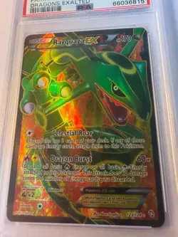 Pokemon Dragons Exalted 2012 PSA 7 Rayquaza Ex #123 Full Art - Image 2