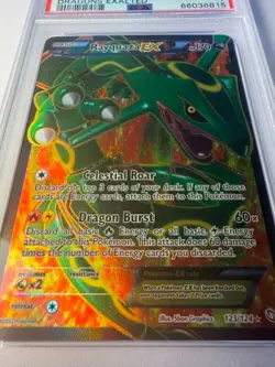 Pokemon Dragons Exalted 2012 PSA 7 Rayquaza Ex #123 Full Art - Image 3