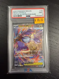 2025 Pokemon Mega Latias EX SIR 181/132 PSA 9 - Image 1