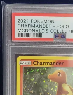 2021 Pokemon McDonald's Collection Promo 9/25 Charmander Holo PSA 10 Gem Mint - Image 3