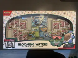 Pokemon Scarlet & Violet 151 Blooming Waters Premium Collection Box Sealed - Image 1