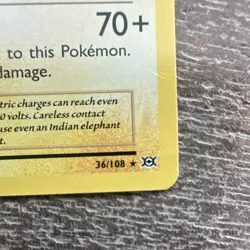 Pokemon Raichu Rare 36/108 Evolutions 2016 100 HP TCG - Image 3