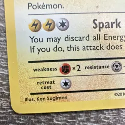 Pokemon Raichu Rare 36/108 Evolutions 2016 100 HP TCG - Image 4
