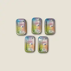 Pokemon TCG: Scarlet & Violet – Paldean Fates Mini Tin Set of 5 – Factory Sealed - Image 3