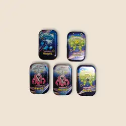 Pokemon TCG: Scarlet & Violet – Paldean Fates Mini Tin Set of 5 – Factory Sealed - Image 5