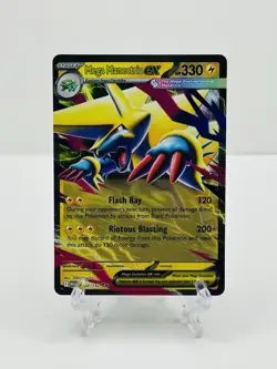 🔥Pokemon TCG-Mega Manectric ex-050/132-Me01: Mega Evolution-Holo-M/NM!🔥 - Image 1