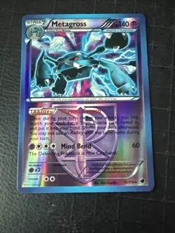 Metagross 52/116 Reverse Holo (Team Plasma): Plasma Freeze Pokemon TCG Near Mint - Image 1