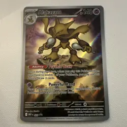Alakazam 009 Me: Mega Evolution Promo Holo Pokemon TCG Psychic Draw - Image 1