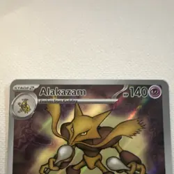 Alakazam 009 Me: Mega Evolution Promo Holo Pokemon TCG Psychic Draw - Image 3
