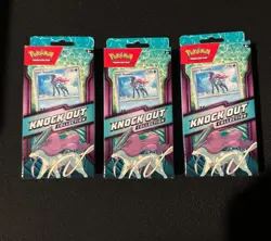 Pokemon Knock Out Collection Suicine Lot Of 3 (6 sealed packs!!!) - Image 1