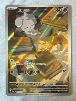 Espurr - 095/088 - Perfect Order - Illustration Rare - Pokemon - NM - Image 1