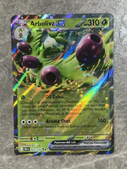Arboliva ex 023/182 Pokemon TCG Rare Destined Rivals Holo Card (Near Mint) NM - Image 1