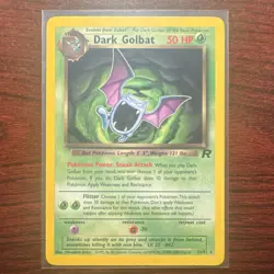 Pokemon Dark Golbat 24/82 Team Rocket Rare English Card - Image 1
