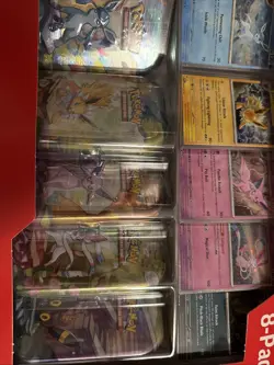 Pokemon TCG Prismatic Evolutions 8 Mini-Tin Bundle w/ Promo Cards NEW - Image 4