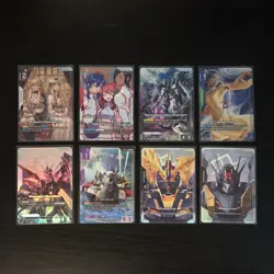Gundam Card Game x8 Alt Art + Cards Lot Phantom Aria (GD04) (ST09) Near Mint NM - Image 1