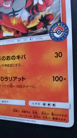 Incineroar Pokemon Card Japanese Nintendo Rare 113/SM-P Promo Pokemon Center - Image 4