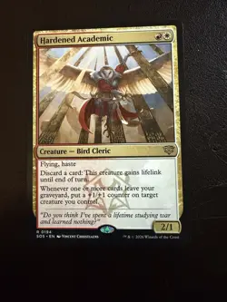 Hardened Academic 194 Rare Secrets of Strixhaven Near Mint - Image 1