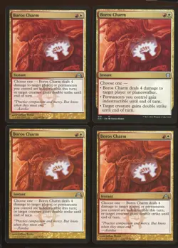 4x Boros Charm Uncommon Ex/LP Gatecrash C21 Commander Playset MTG - Image 1