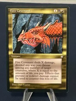MTG - Magic The Gathering - Fire Covenant - Ice Age - NP/NM! - Image 1