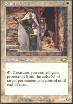 1x Samite Elder - Foil NM-Mint, English Planeshift MTG Magic - Image 1