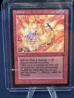 MTG - Magic The Gathering - Inferno X 2 - The Dark - NP/NM! - Image 3
