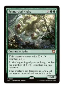 MTG Primordial Hydra Secrets Of Strixhaven Commander Magic the Gathering SOC 284 - Image 1