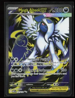 Mega Absol ex 161/132 Ultra Rare Mega Evolution Pokemon NM - Image 1