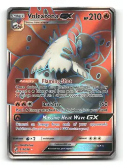Volcarona GX 213/236 - Cosmic Eclipse - Pokemon Card NM/M - Image 1