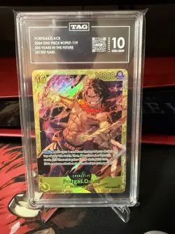Portgas D Ace OP07-119 English One Piece TCG 500 Years in the Future TAG 10 - Image 1