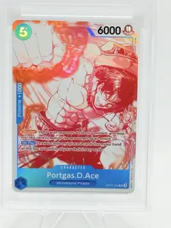 2025 ONE PIECE 3RD ANNIVERSARY! TREASURE CAMPAIGN PACK PORTGAS D. ACE PSA 10 - Image 2