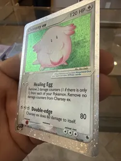 Pokemon TCG Ruby & Sapphire Chansey EX Holo Ultra Rare Card 96/109 2003 LP - Image 2