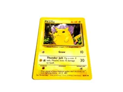 Pokemon Base Set Pikachu 58/102 Common Card NM Unplayed - Image 1