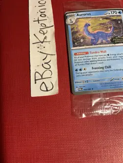 Pokemon TCG Aurorus Cosmos Holo Promo Card Stamped SEALED Perfect Gengar Order - Image 5