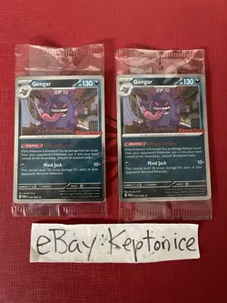 Pokemon TCG 2 Gengar Cosmo Holo GameStop Promo Card Stamped SEALED Perfect Order - Image 1