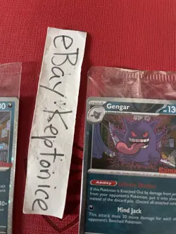 Pokemon TCG 2 Gengar Cosmo Holo GameStop Promo Card Stamped SEALED Perfect Order - Image 4