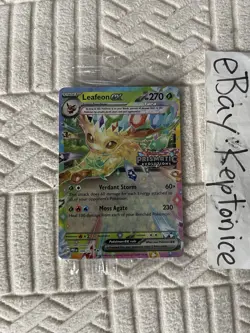 Pokemon TCG SEALED COMPLETE Prismatic Evolutions Stamped Promo Card Set Lot Of 9 - Image 2