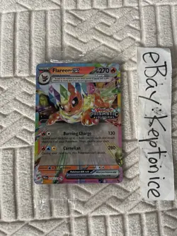 Pokemon TCG SEALED COMPLETE Prismatic Evolutions Stamped Promo Card Set Lot Of 9 - Image 3