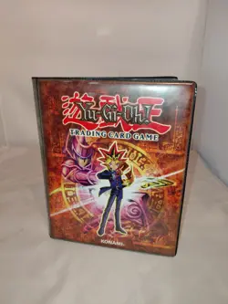 Yu-Gi-Oh Binder Trading Game Card Sleeves Book Folder 1996 Holder Konami - Image 1