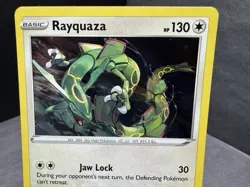 Pokemon TCG: Rayquaza SWSH029 Black Star Promo Sword & Shield Holo Promo Card - Image 2