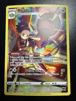 Ariados TG09/TG30 Brilliant Stars Trainer Gallery Holo Pokemon Card - Image 1