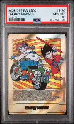 2025 DRAGON BALL SUPER CARD GAME FUSION WORLD MANGA BOOSTER 02 #E-70 ENERGY MARK - Image 1